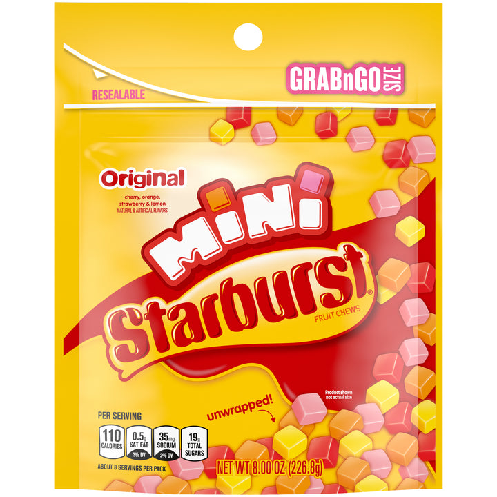 Starburst Original Minis Stand Up Pouch-8 oz.-8/Case