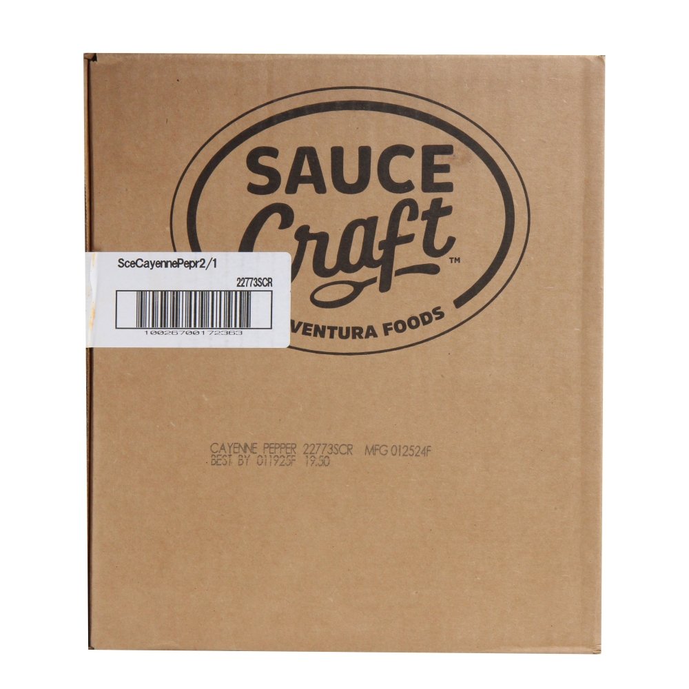 Sauce Craft Cayenne Pepper Sauce Bulk-1 Gallon-2/Case