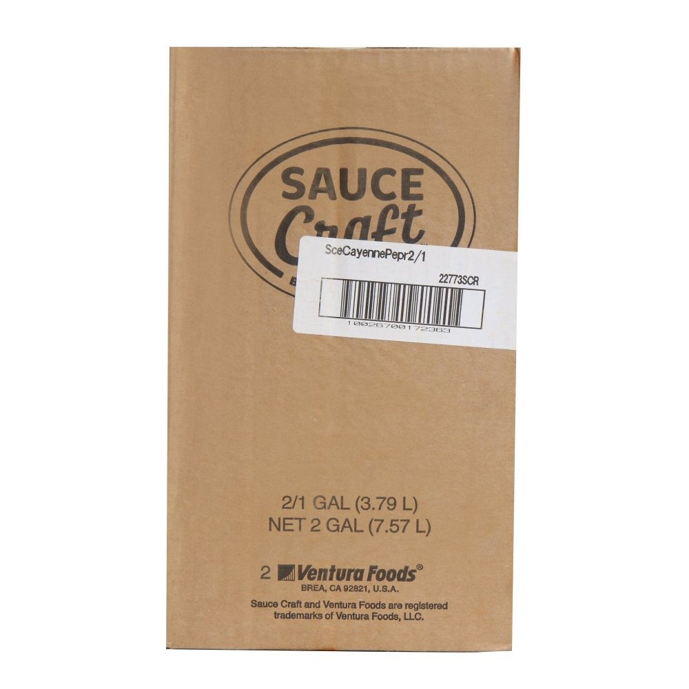 Sauce Craft Cayenne Pepper Sauce Bulk-1 Gallon-2/Case