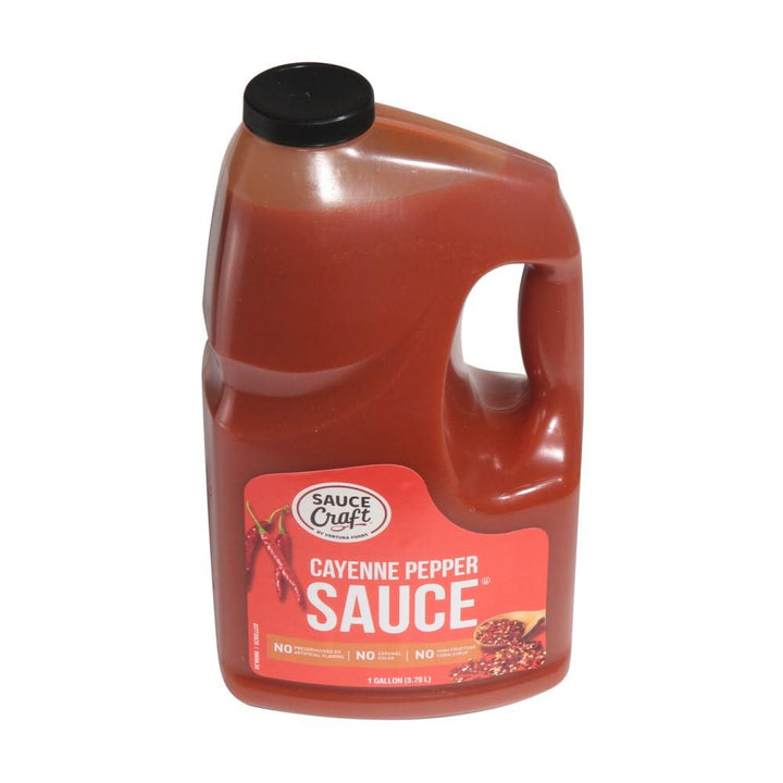 Sauce Craft Cayenne Pepper Sauce Bulk-1 Gallon-2/Case