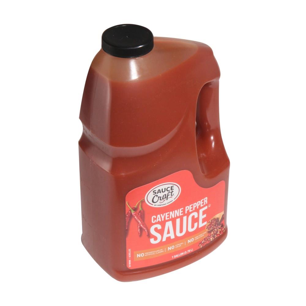 Sauce Craft Cayenne Pepper Sauce Bulk-1 Gallon-2/Case