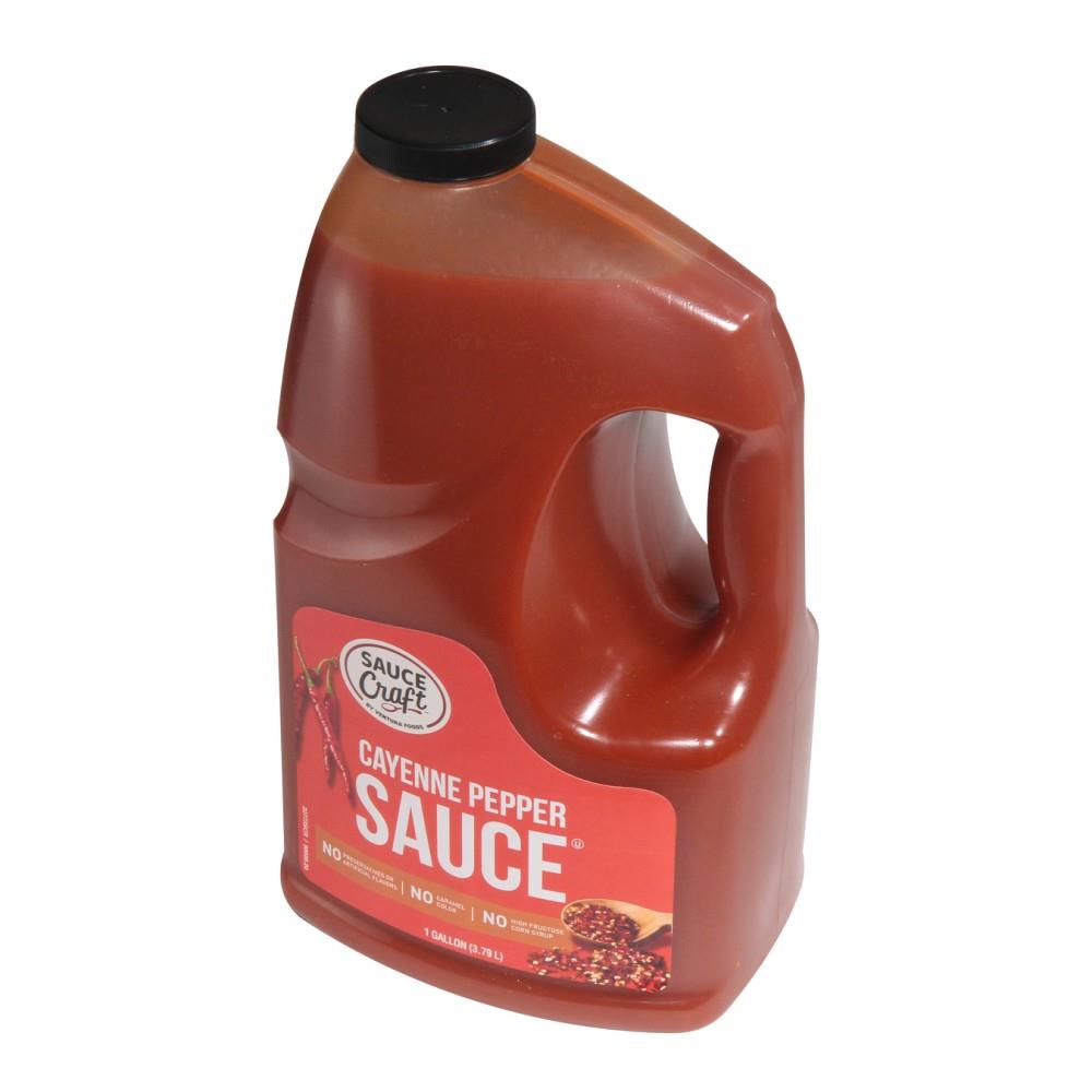 Sauce Craft Cayenne Pepper Sauce Bulk-1 Gallon-2/Case