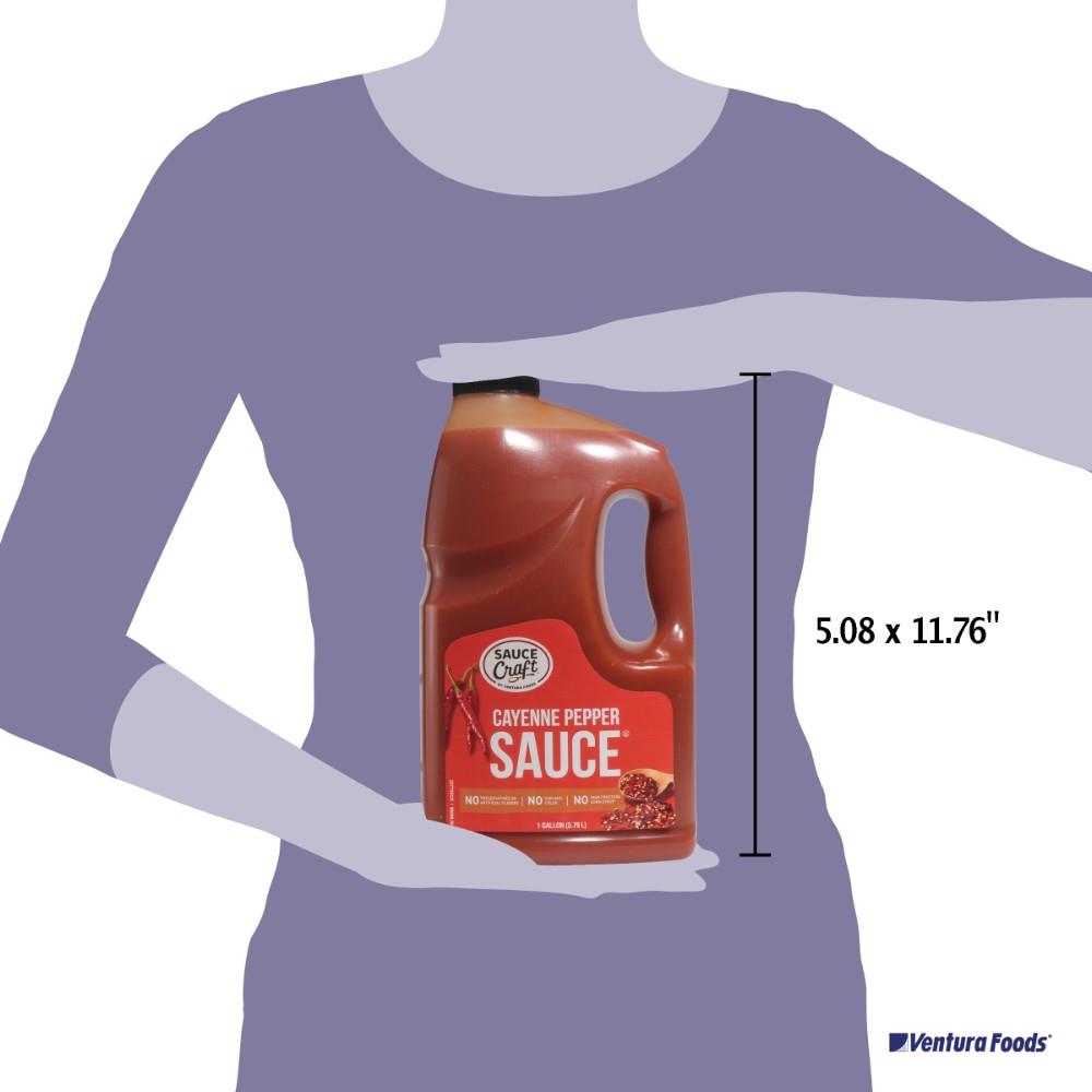 Sauce Craft Cayenne Pepper Sauce Bulk-1 Gallon-2/Case