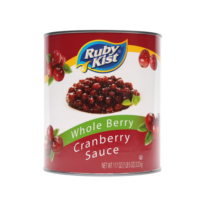 Ruby Kist Whole Berry Cranberry Sauce-117 fl oz.-6/Case
