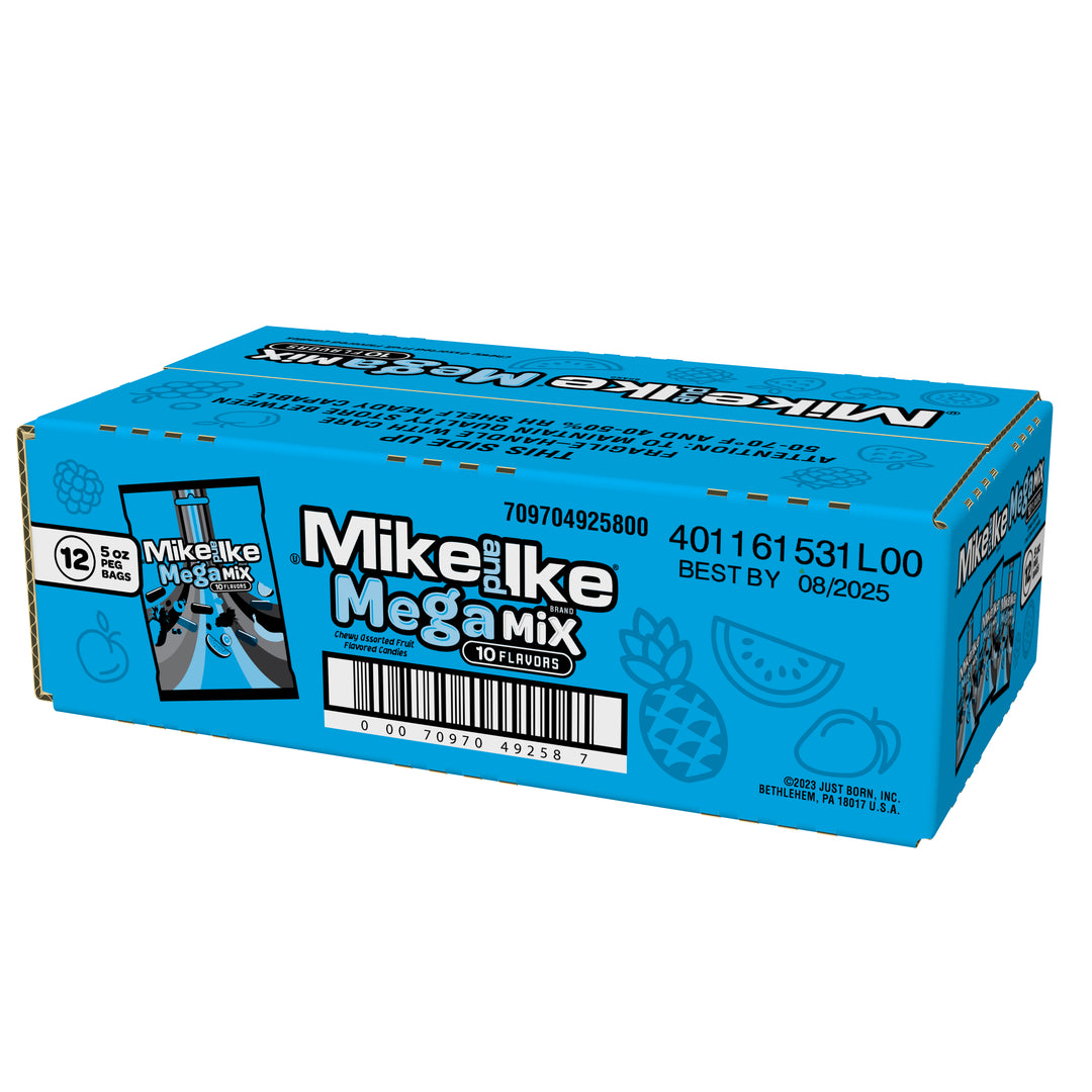 Mike & Ike Mega Mix Peg Bag-5 oz.-12/Case