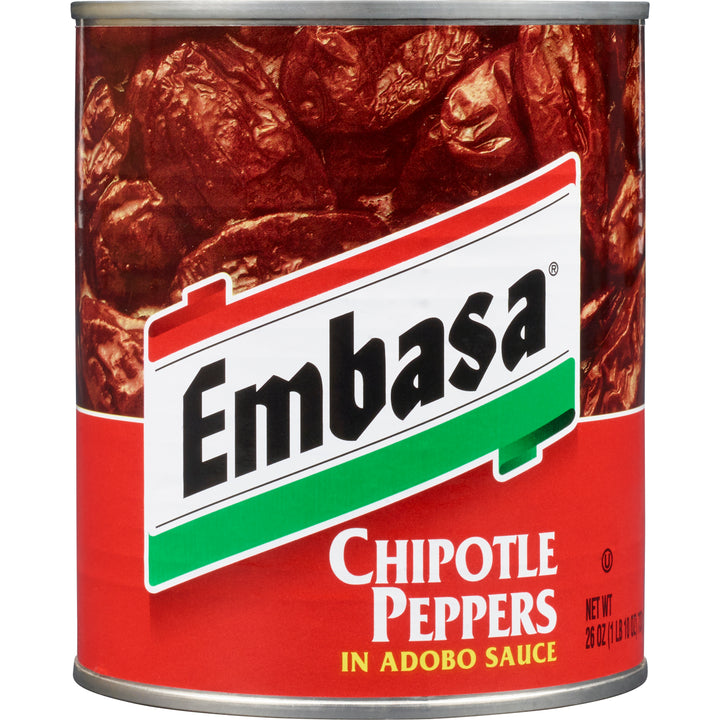 Embasa Chipotle Peppers In Adobo Sauce-26 oz.-12/Case
