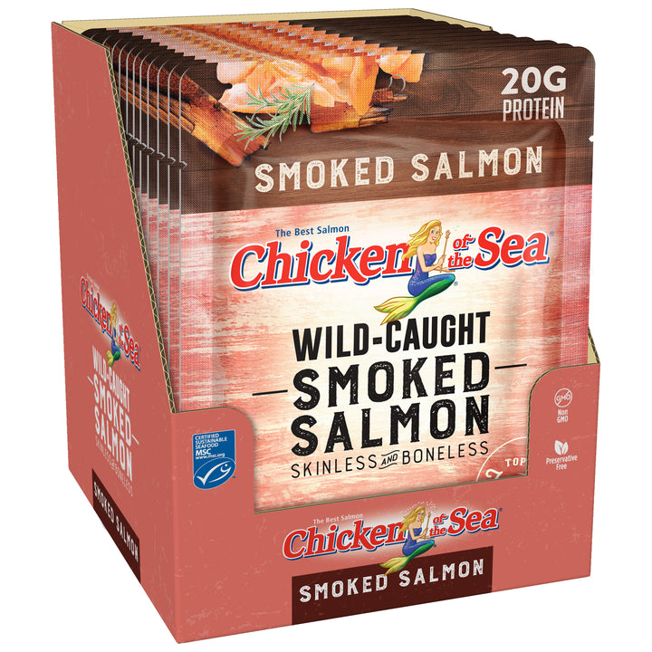 Chicken Of The Sea Smoked Salmon Pouch-3 oz.-12/Case