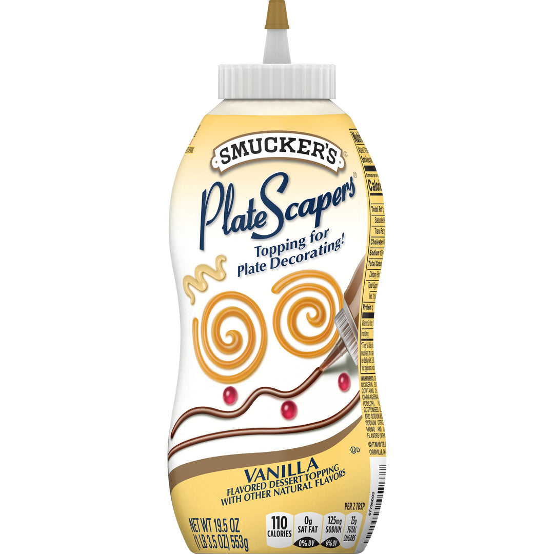 Smucker's Platescapers Vanilla-19.5 oz.-12/Case
