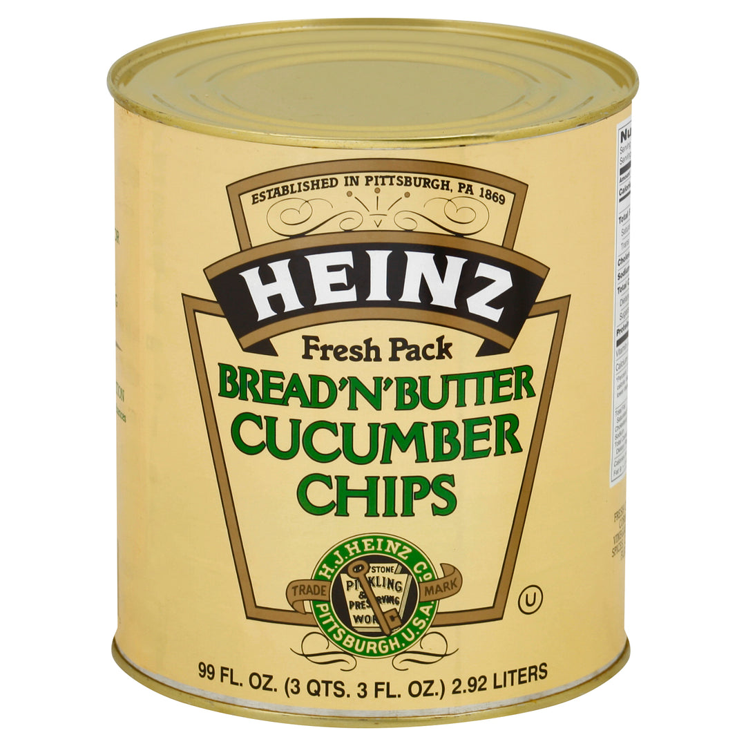 Heinz Bread And Butter Pickle Chip Bulk-99 fl oz.-6/Case