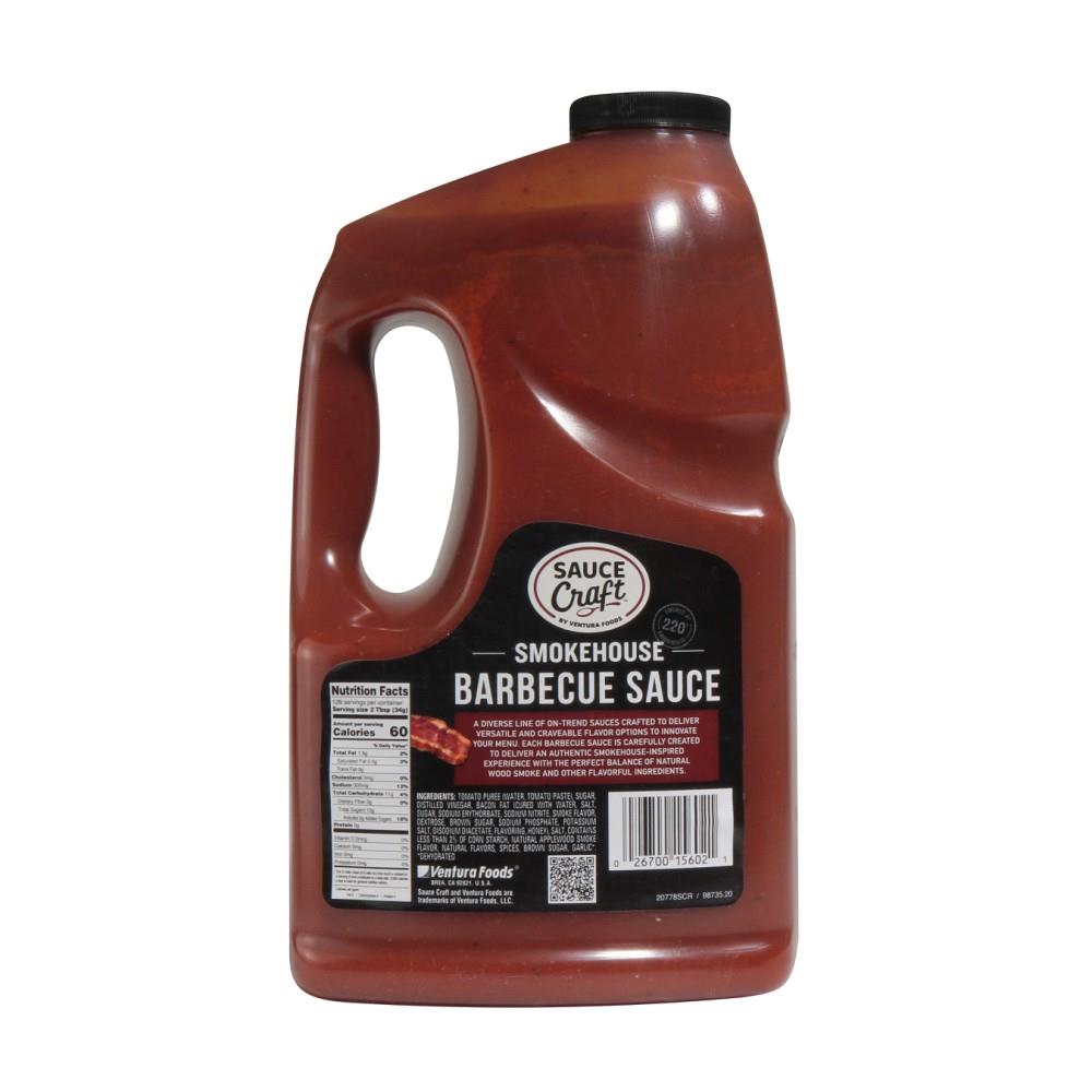 Smokehouse Applewood Smoked Bacon Flavor Bbq Sauce Bulk-1 Gallon-2/Case