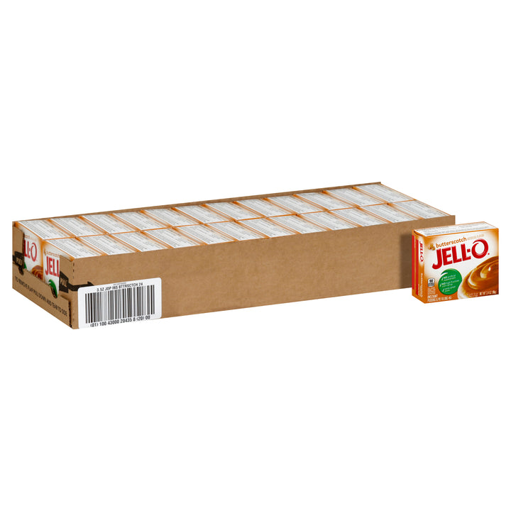 Jell-O Butterscotch Flavored Instant Pudding Mix-3.4 oz.-24/Case