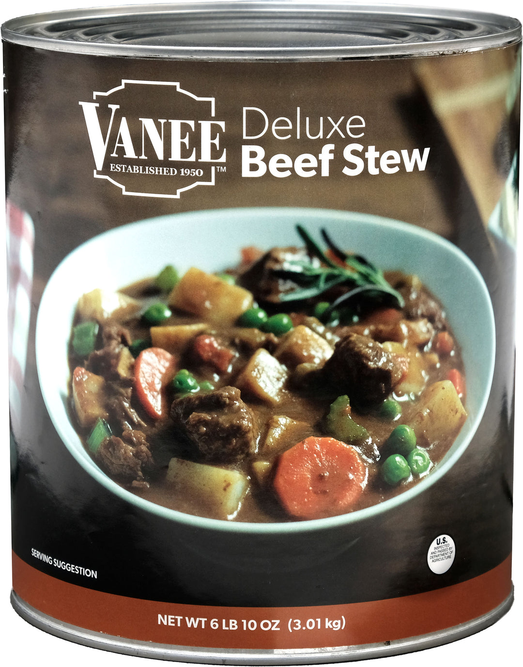 Vanee Deluxe Beef Stew-106 oz.-6/Case