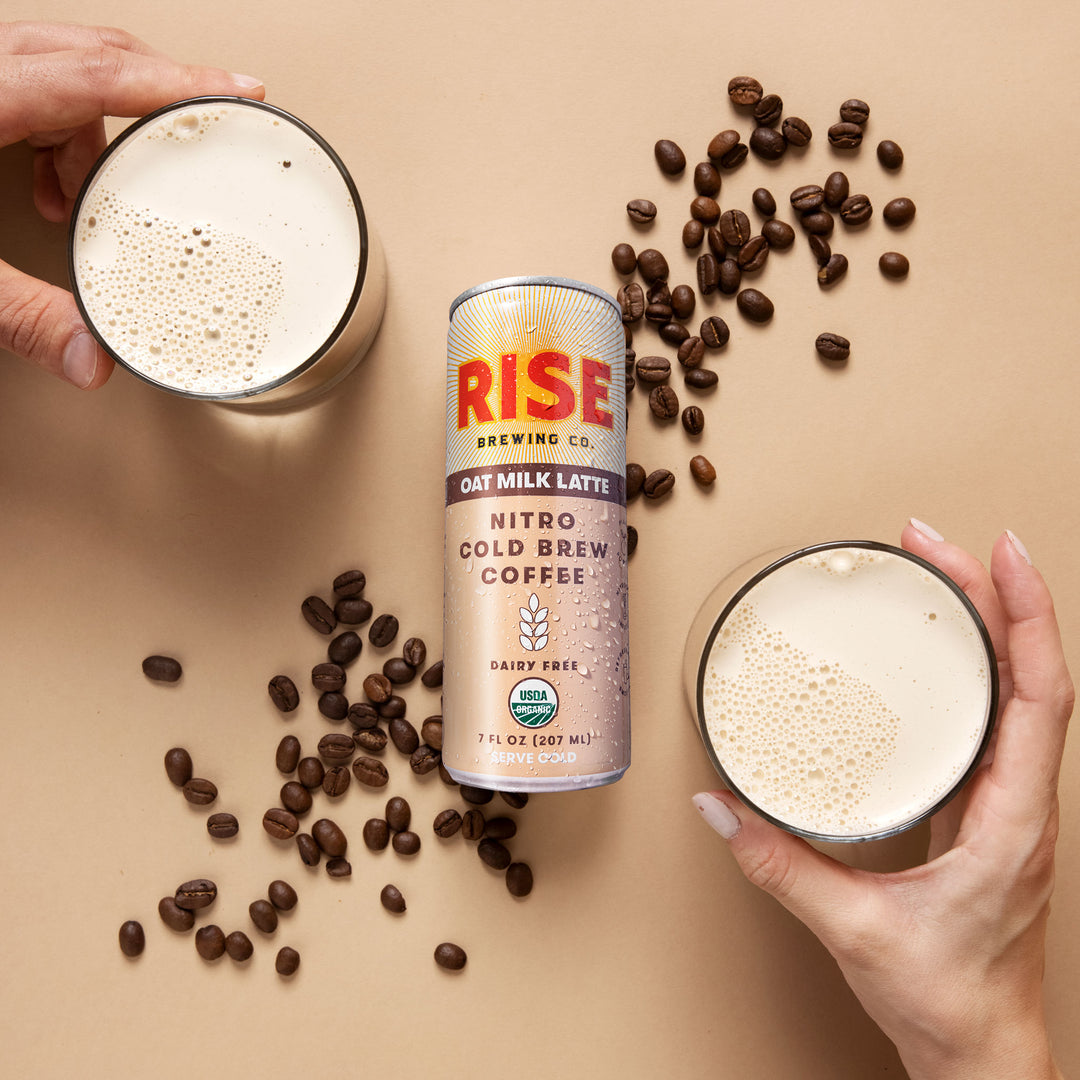 Rise Brewing Co. Oat Milk Nitro Cold Brew Latte-7 fl oz.s-12/Case