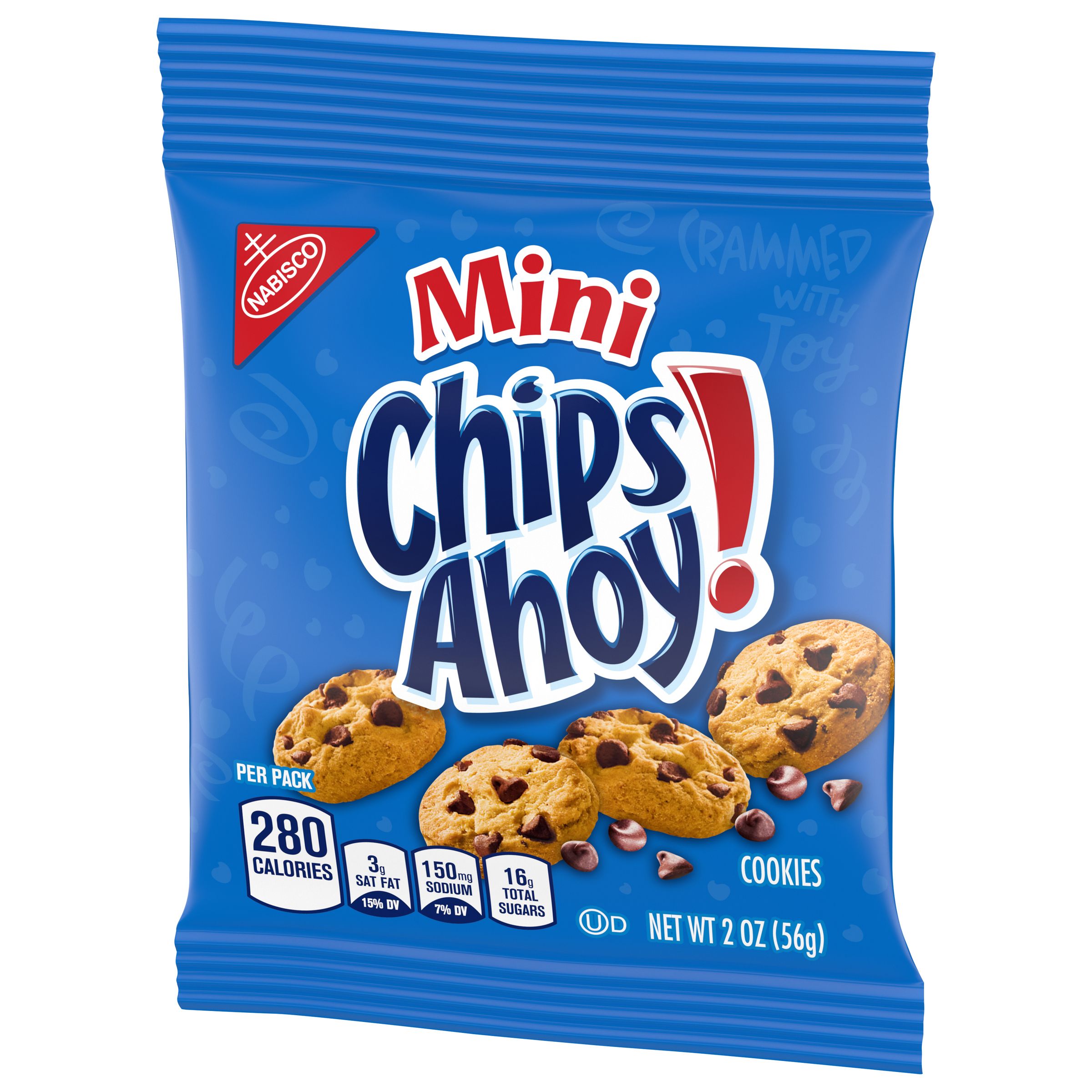 Chips Ahoy Snack Size Cookies-2 oz.-60/Case MPN# 01548 – Round Eye