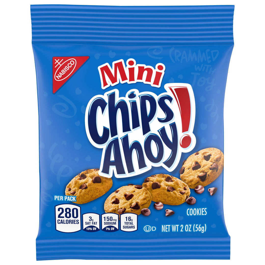 Chips Ahoy Snack Size Cookies-2 oz.-60/Case
