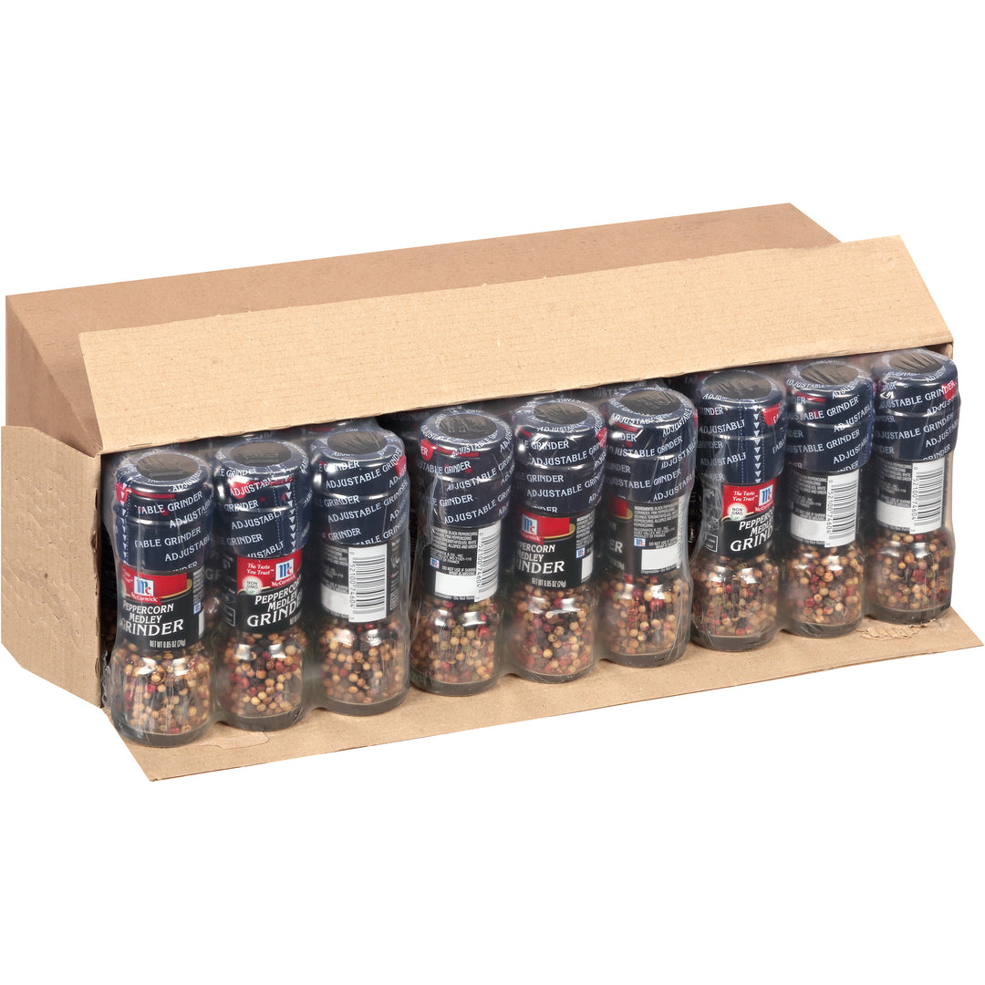 Mccormick Grinder Peppercorn Medley-0.85 oz.-6/Box-6/Case