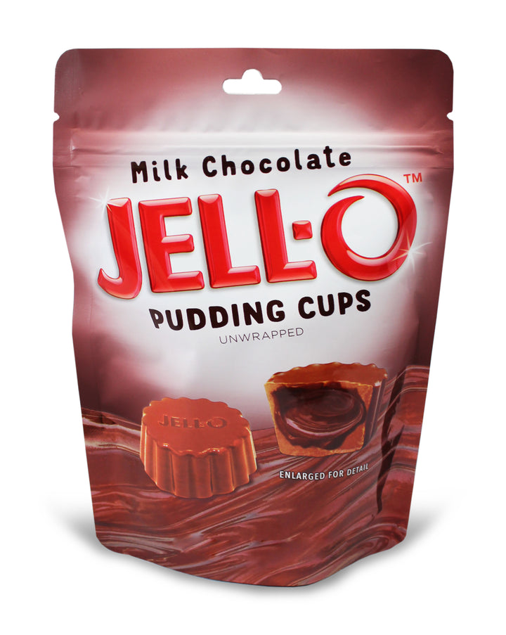 Jell-O Chocolate Pudding Cup Gusset Bags-6.2 oz.-12/Case