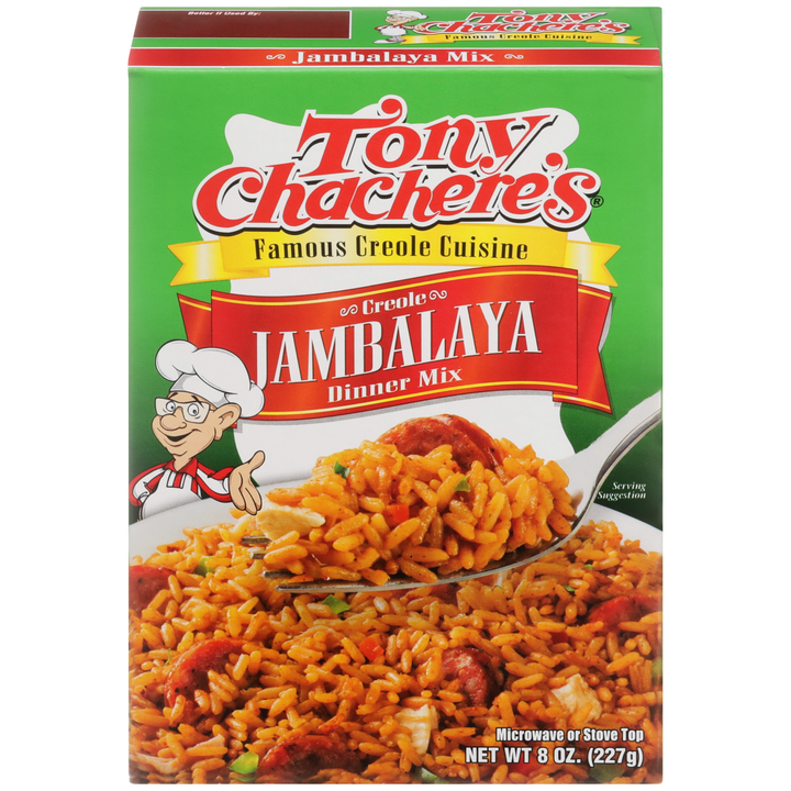 Tony Chachere's Creole Foods Jambalaya Mix-8 oz.-12/Case