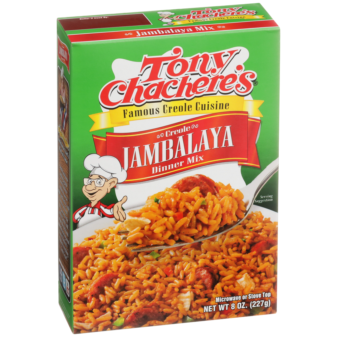 Tony Chachere's Creole Foods Jambalaya Mix-8 oz.-12/Case