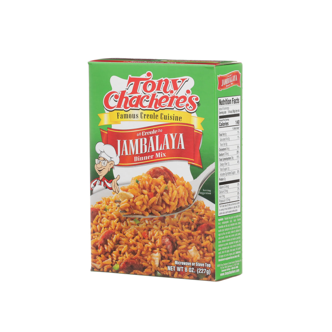 Tony Chachere's Creole Foods Jambalaya Mix-8 oz.-12/Case