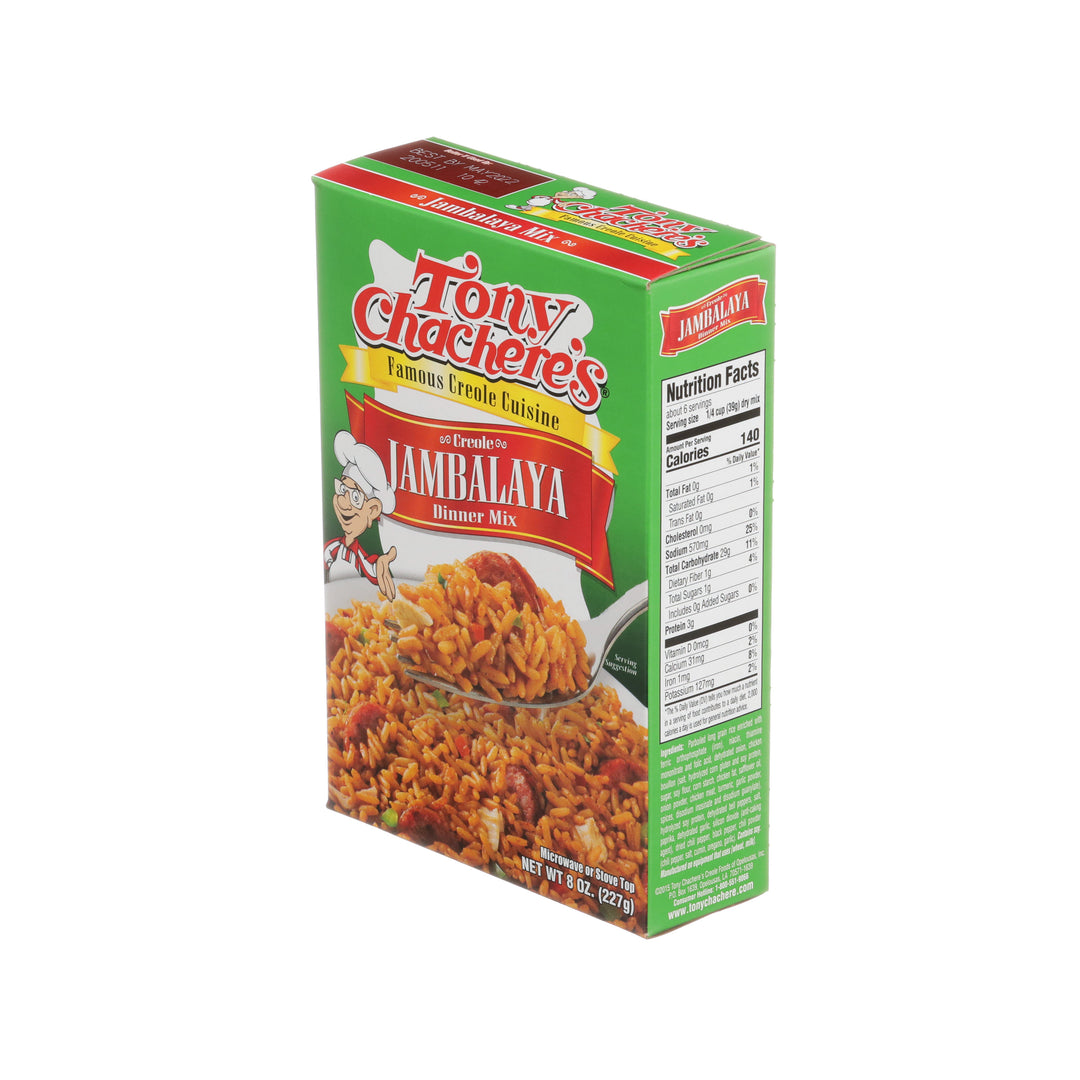 Tony Chachere's Creole Foods Jambalaya Mix-8 oz.-12/Case