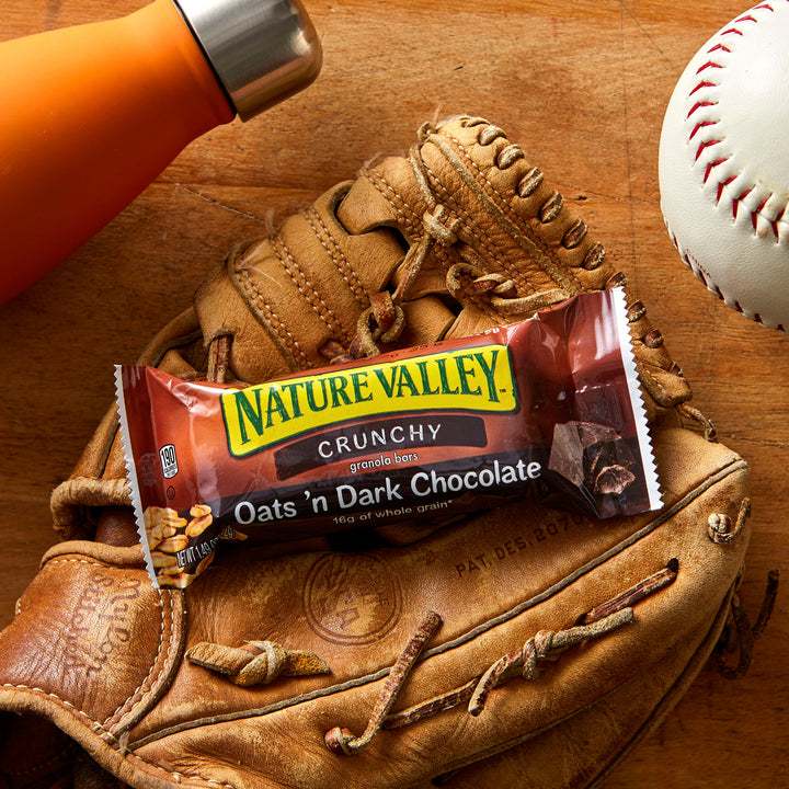 Nature Valley Oats 'N Dark Chocolate Crunchy Granola Bars-26.8 oz.-6/Case