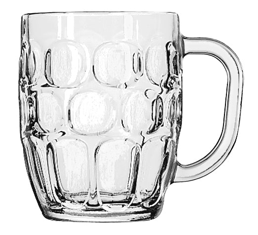 Libbey 19.25 oz. Glass Dimple Stein Mug-24 Each-1/Case