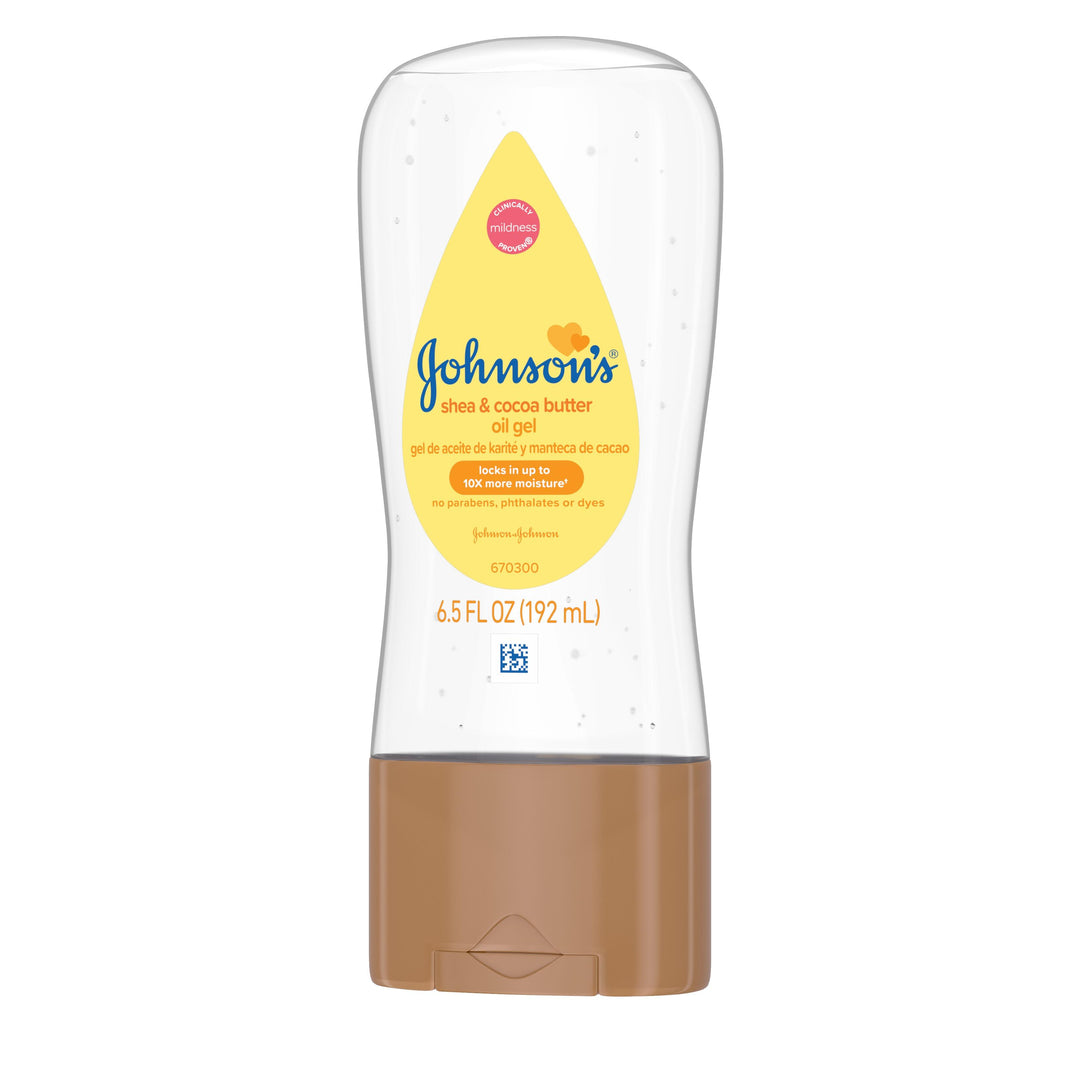 Johnson's Baby Baby Sheer Oil Gel-6.5 fl oz.-6/Box-4/Case