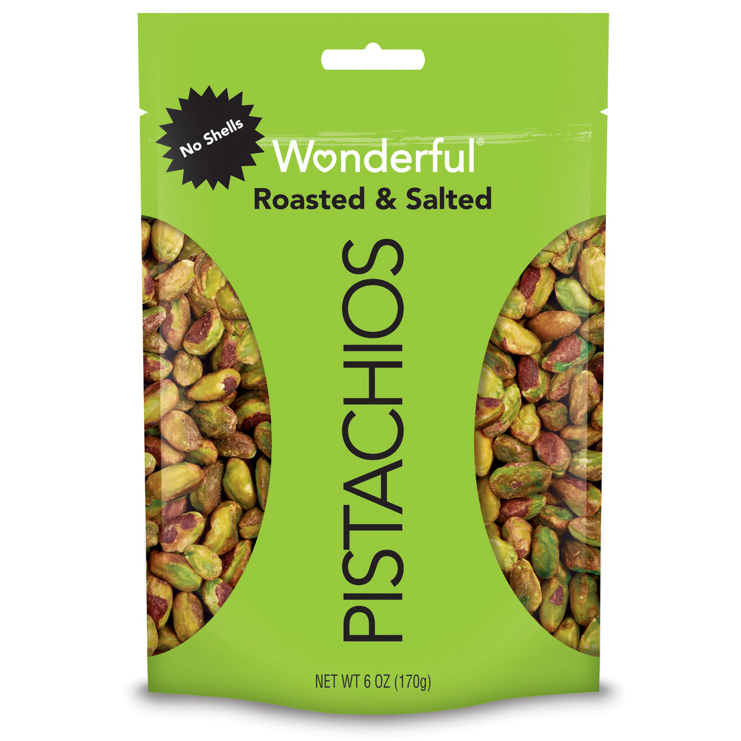 Wonderful Pistachios Pistachio Shelled Roasted & Salted-6 oz.-10/Case