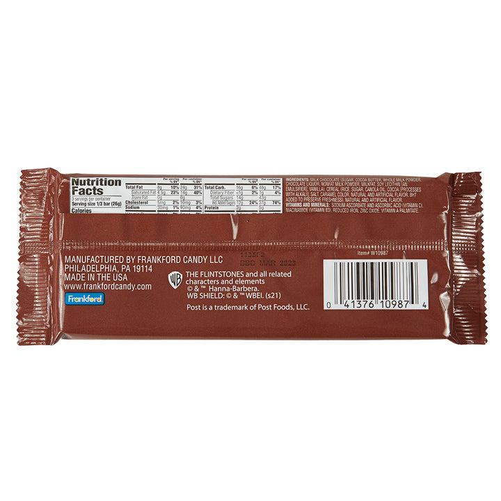 Frankford Candy Cocoa Pebbles Cereal Bar-2.75 oz.-18/Box-6/Case