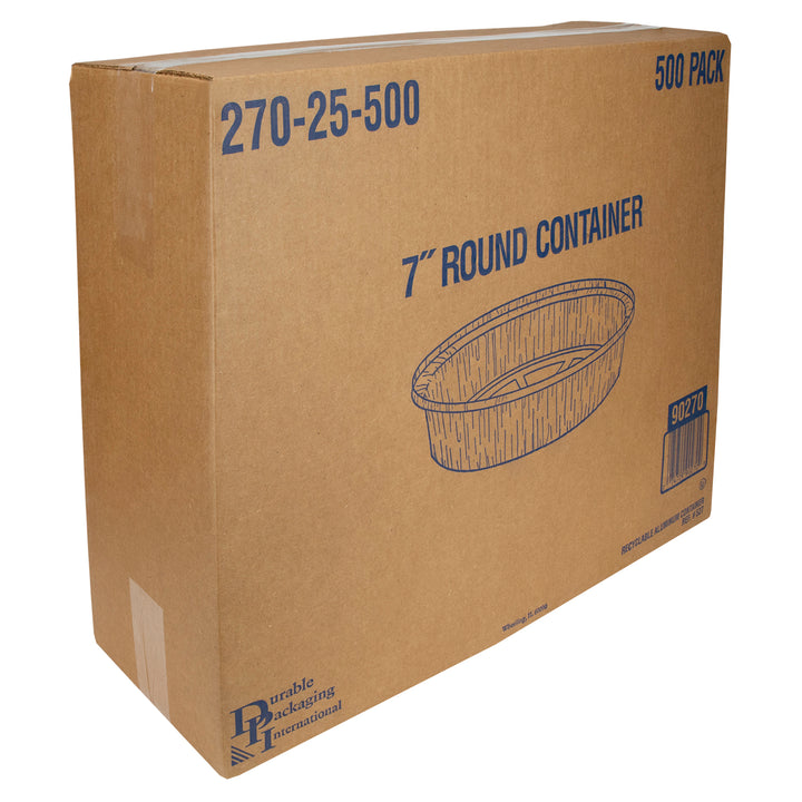 Durable Packaging 7 Inch Round Container-500 Each-500/Box-1/Case