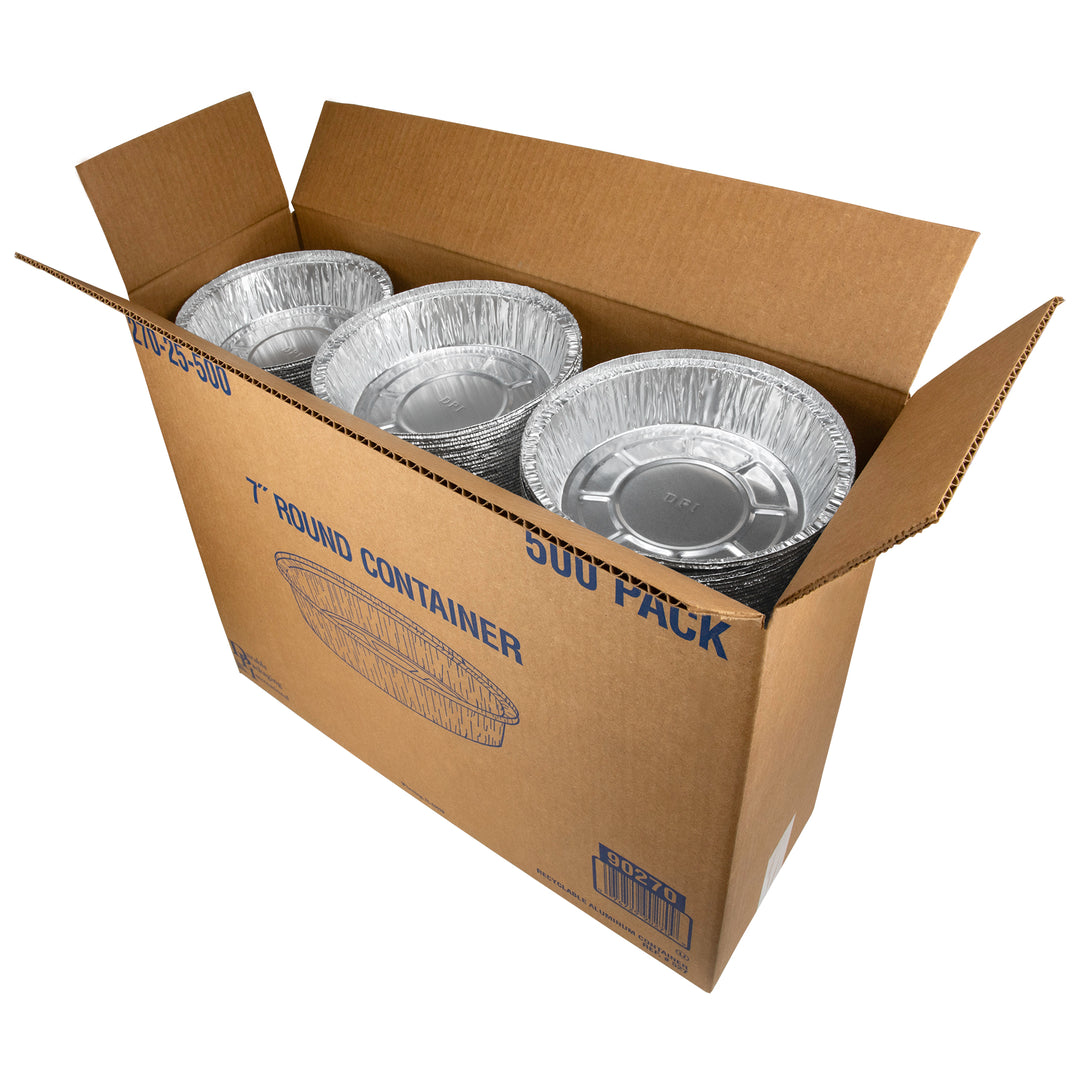 Durable Packaging 7 Inch Round Container-500 Each-500/Box-1/Case