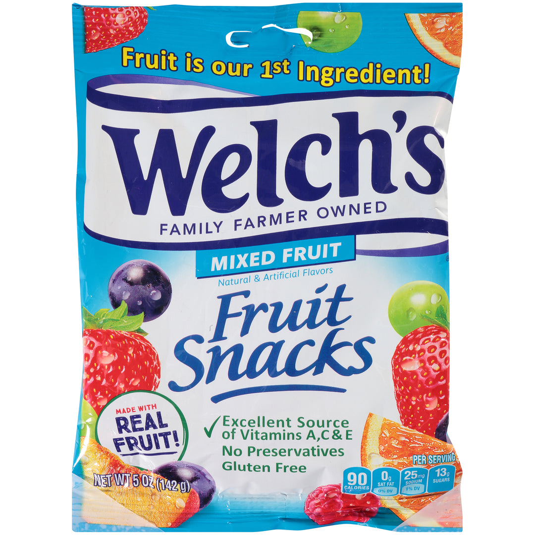 Welch's Mixed Fruit Fruit Snacks-5 oz.-12/Case