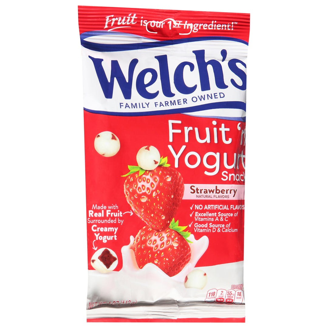 Welch's Fruit 'N Yogurt Strawberry-4 oz.-12/Case