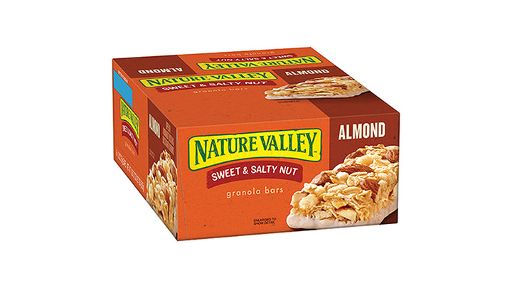 Nature Valley Sweet And Salty Nut Almond Granola Bars-1.2 oz.-16/Box-8/Case