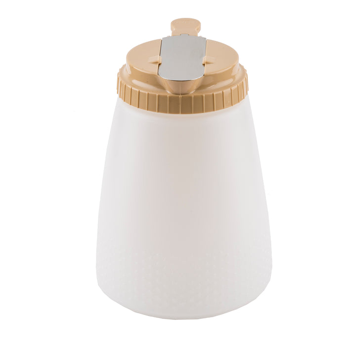 Tablecraft 48 oz. Almond Top Polyethylene Dispenser-6 Each