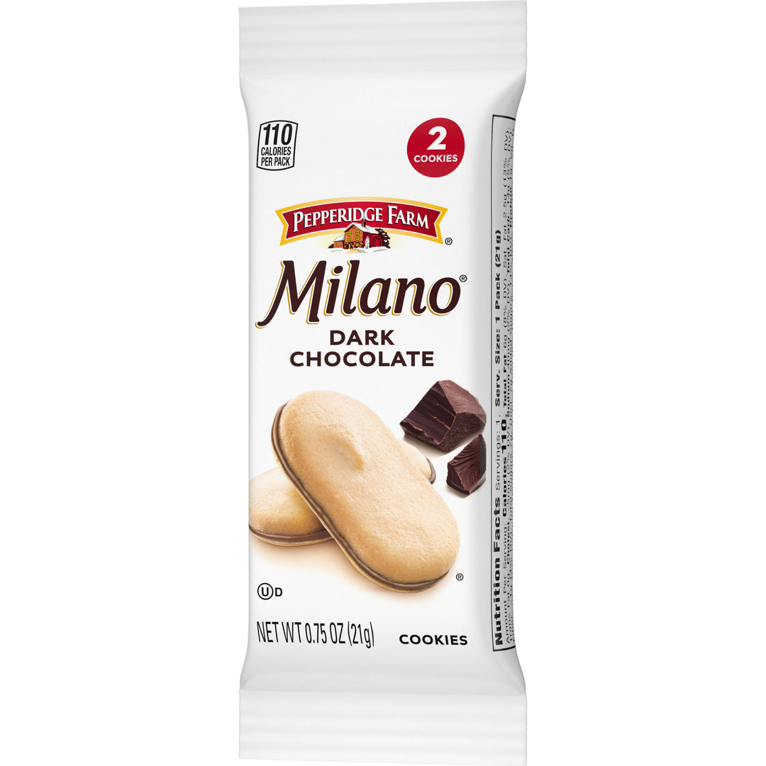Pepperidge Farms Milano Dark Chocolate Cookies-0.75 oz.-120/Case