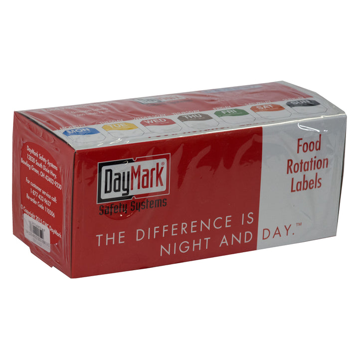 Daymark Move Mark Dot Box 7 Day 1 Inch Starter Box Label-7 Roll-1/Case