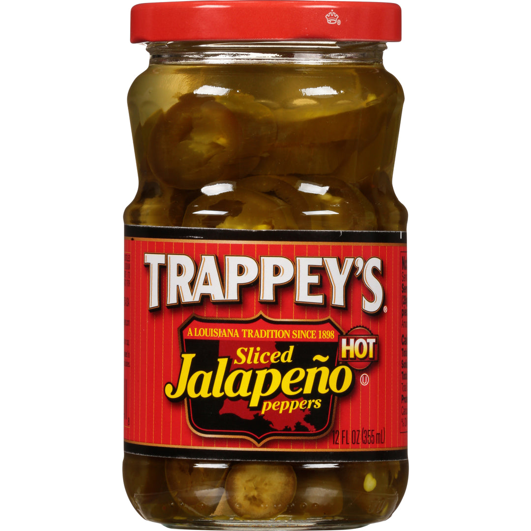 Trappey Trappey Peppers Sliced Jalapenos-12 fl oz.s-12/Case
