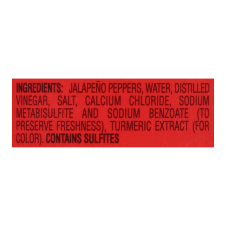 Trappey Trappey Peppers Sliced Jalapenos-12 fl oz.s-12/Case