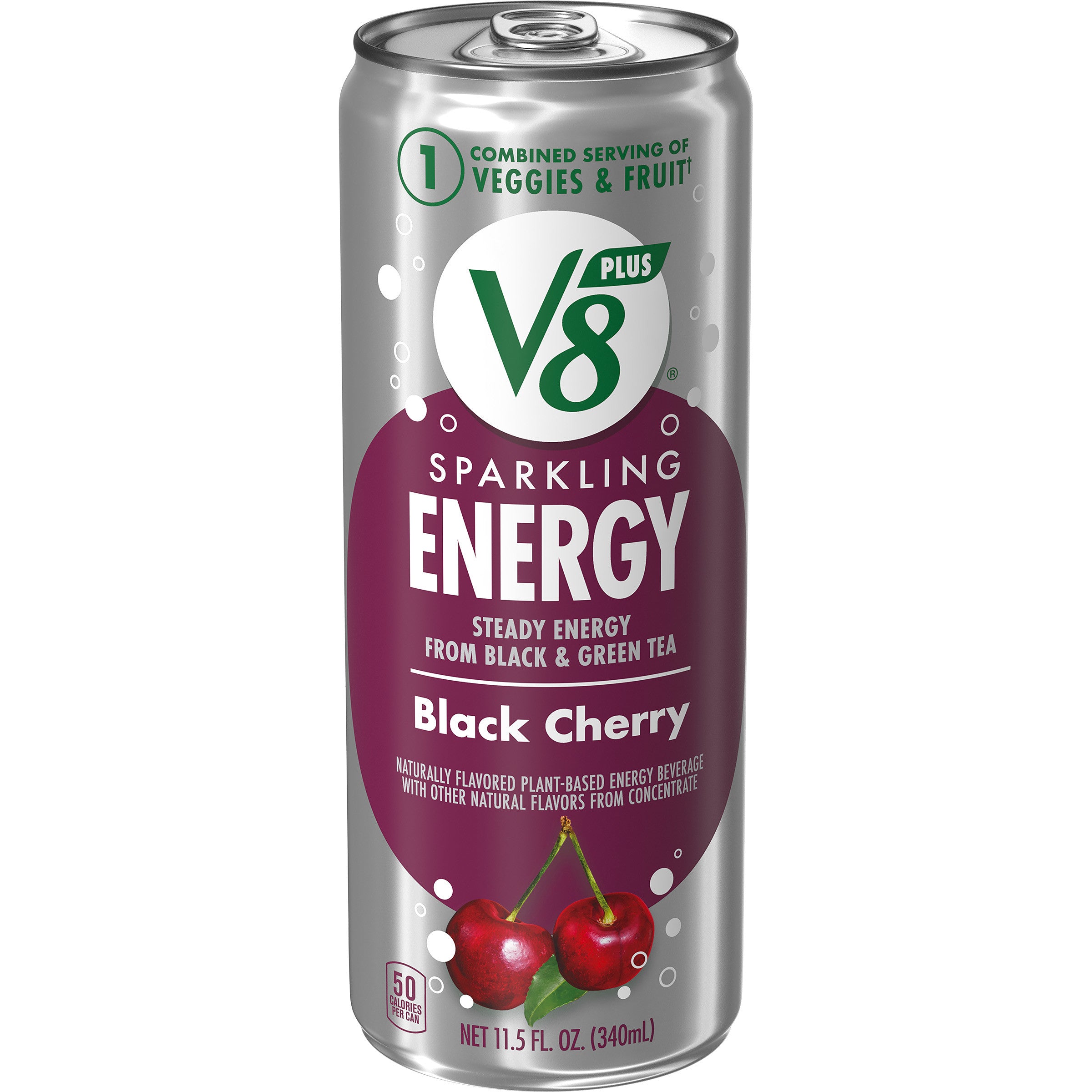 V8 Black Cherry-11.5 fl oz.s-12/Case MPN# 200000027625 – Round Eye