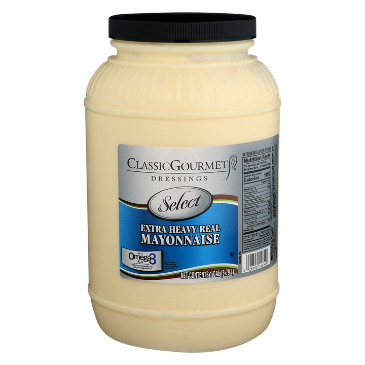 Classic Gourmet Classic Gourmet Real Extra Heavy Mayonnaise Bulk-1 Gallon-4/Case