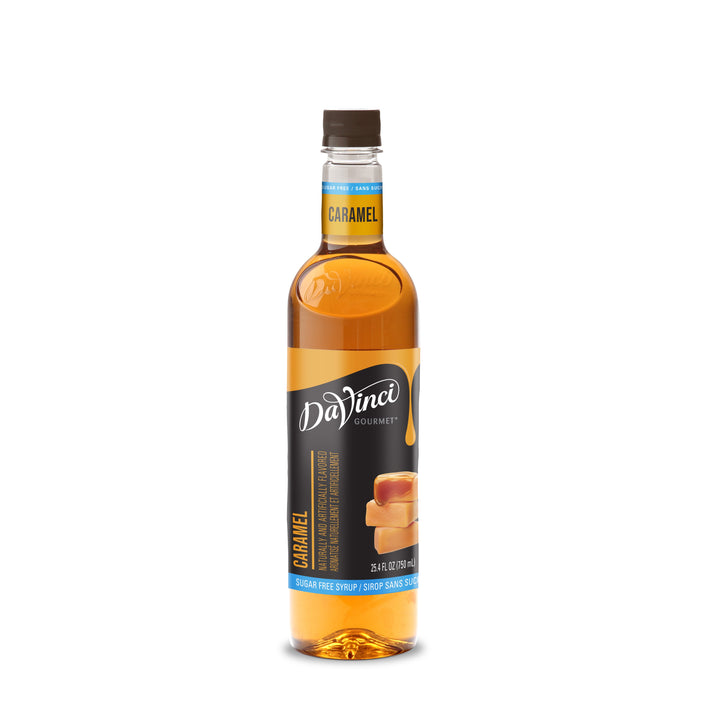 Davinci Gourmet Syrup Sugar Free Caramel Flavored-750 Milliliter-4/Case
