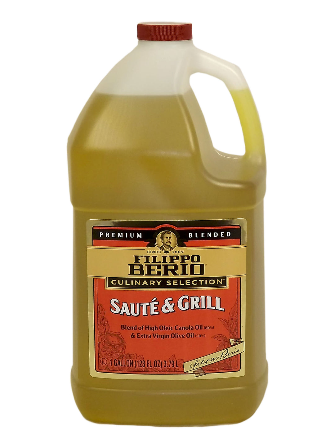 Filippo Berio Culinary Selection Saute & Grill Olive Oil Blend 80/20 Canola Extra Virgin Olive Oil-1 Gallon-3/Case