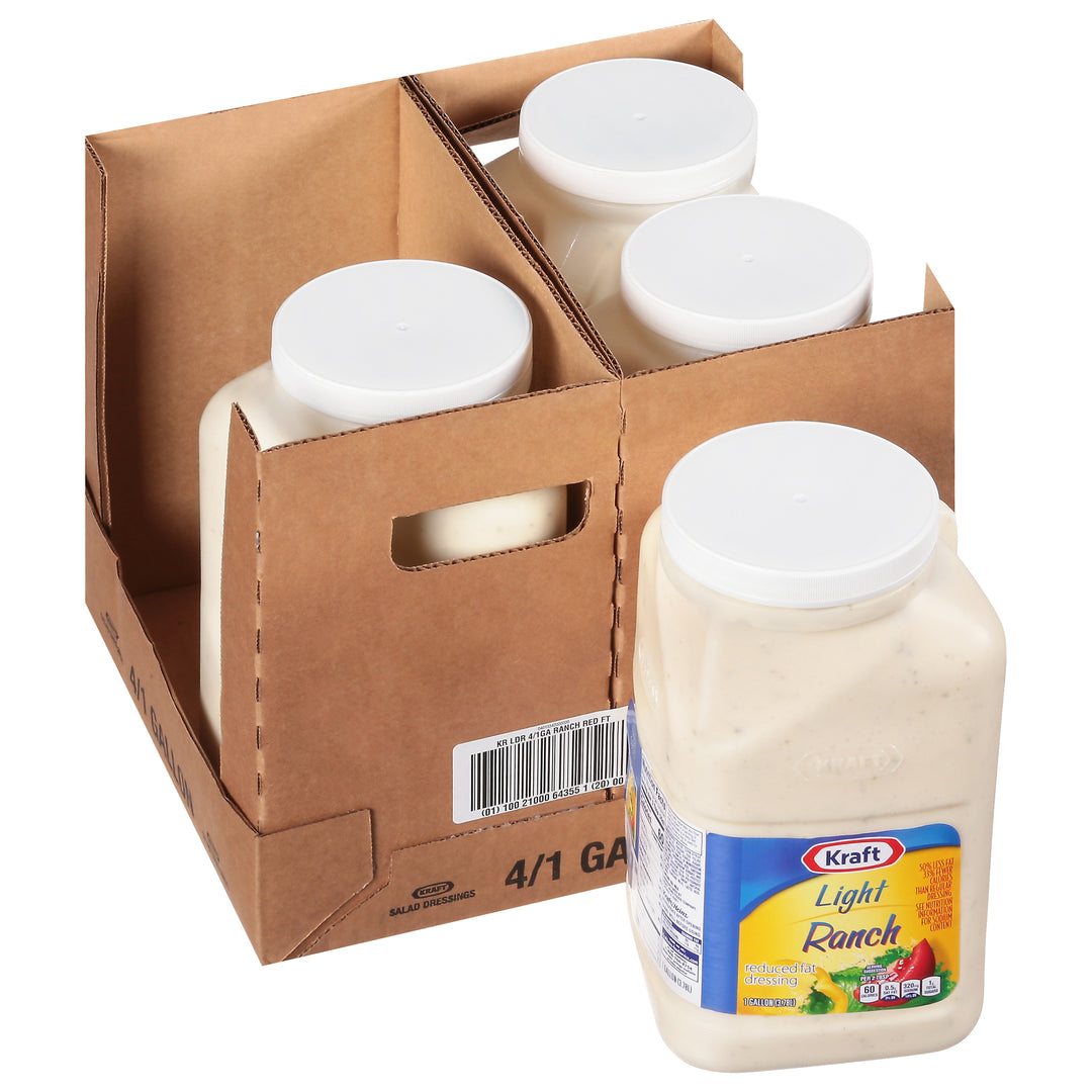 Kraft Light Done Right Ranch Dressing Bulk-1 Gallon-4/Case