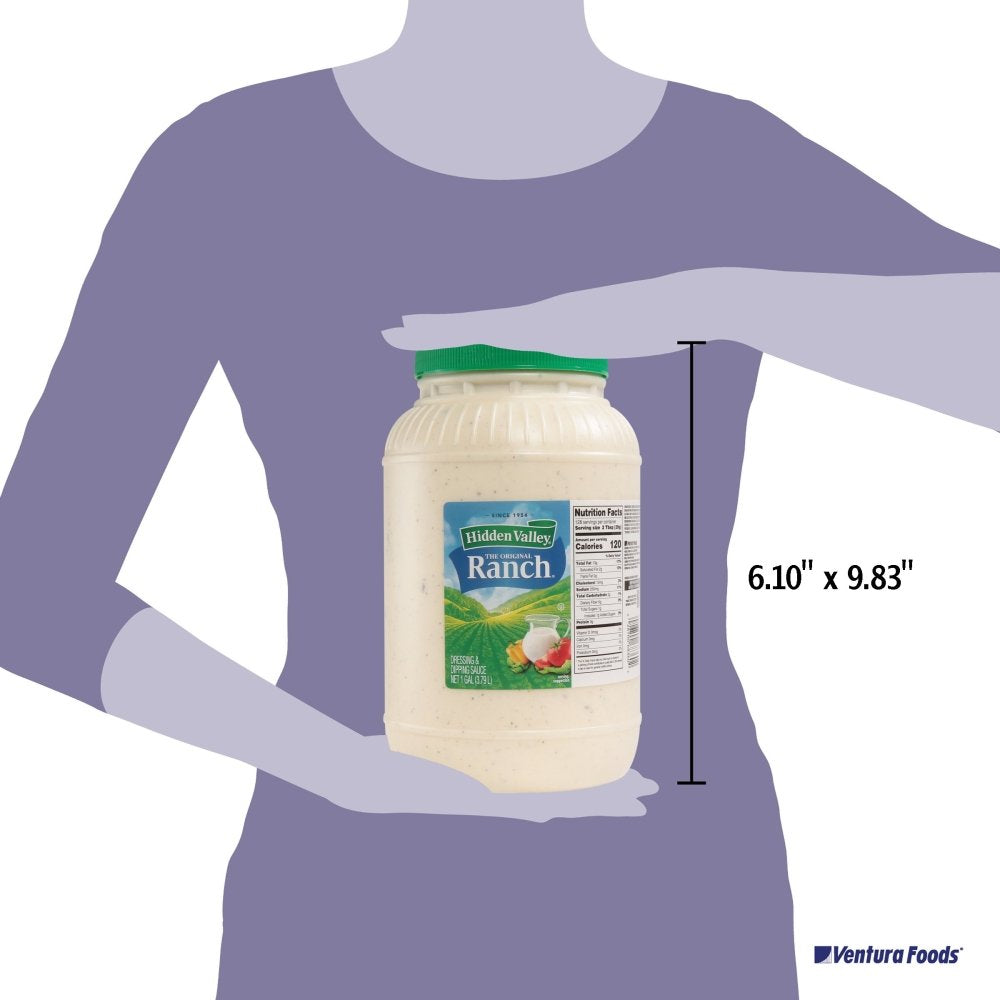 Hidden Valley Original Ranch Dressing Bulk-1 Gallon-4/Case MPN# 85620HVR – Round Eye Supply