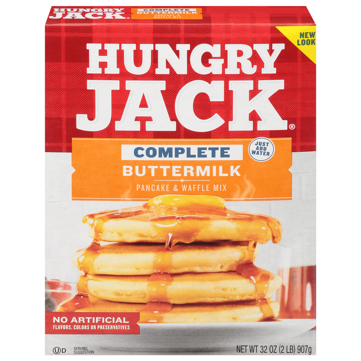 Hungry Jack Complete Buttermilk Pancake Mix-32 oz.-6/Case