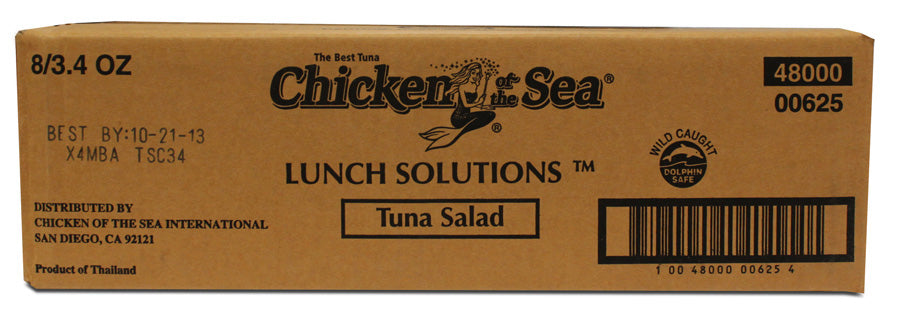 Chicken Of The Sea Low Sodium Tuna Salad Bowl-3.4 oz.-8/Case