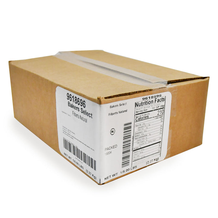 Baker's Select Baker's Select Natural Shelled Filbert Hazelnuts-5 lb.-1/Case