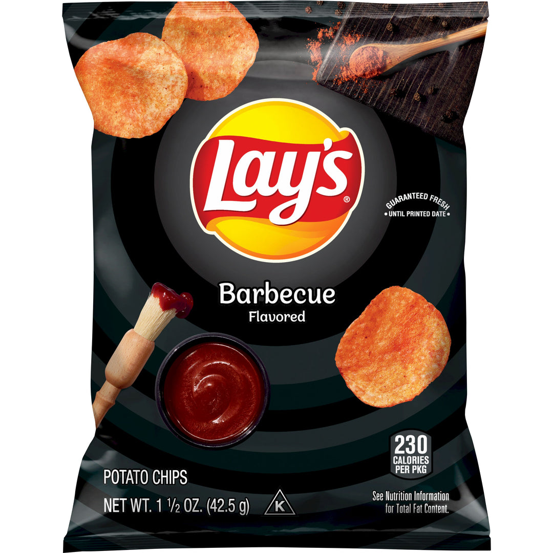 Lay's Bbq Potato Chips-1.5 oz.-64/Case